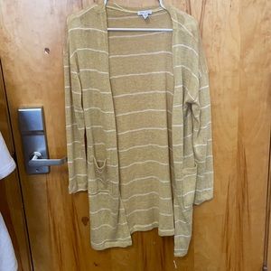 Yellow cardigan from Tribal Jeans